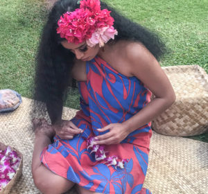 Lei making