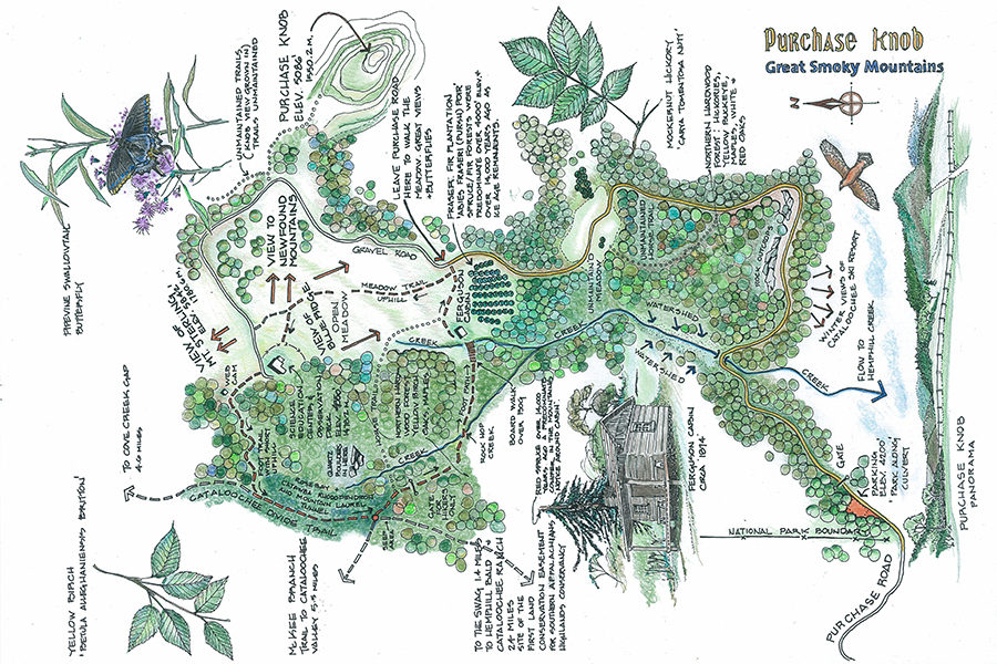 Purchase Knob Trail Guide