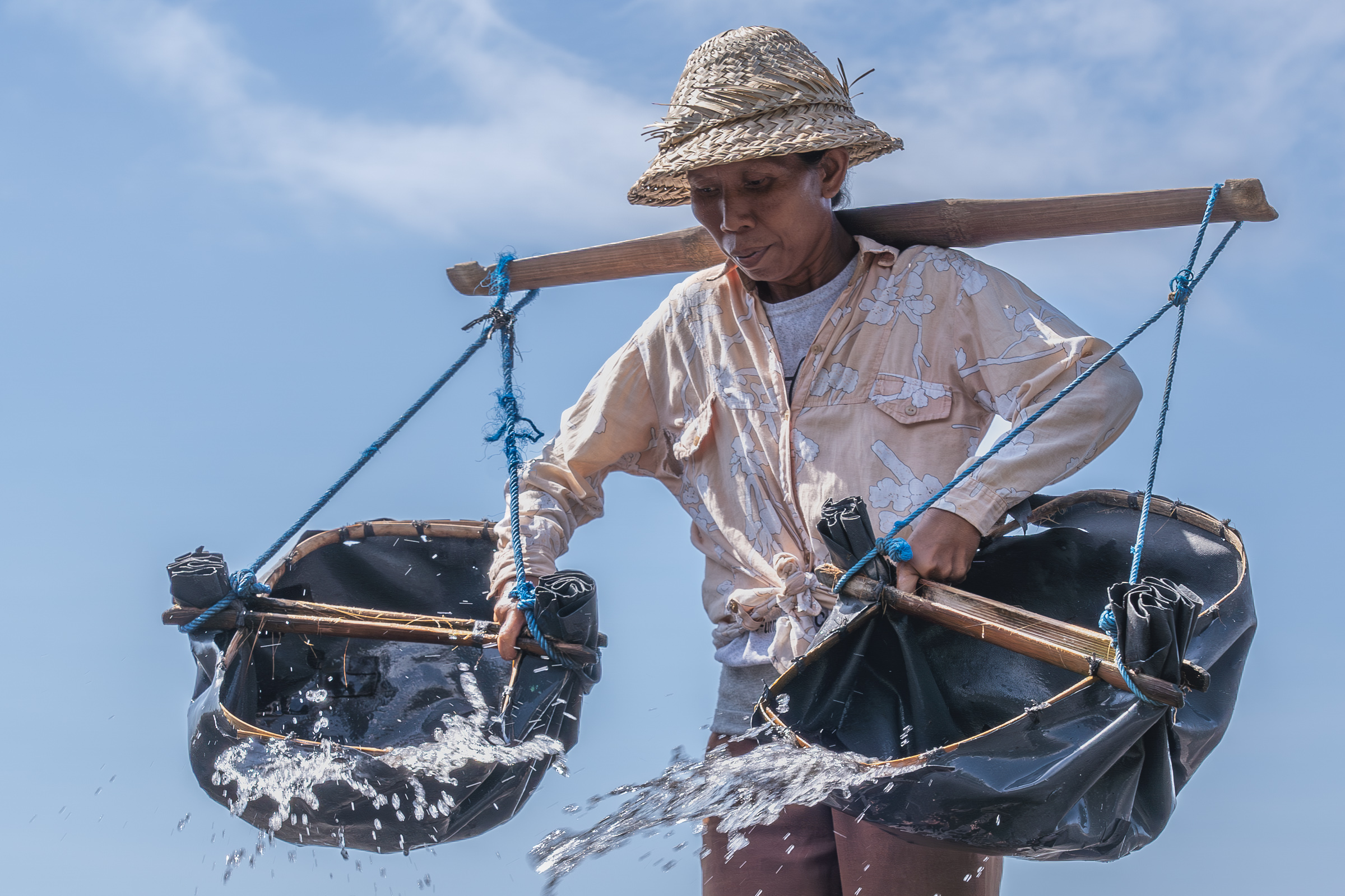 Sea Salt Harvesting in Bali