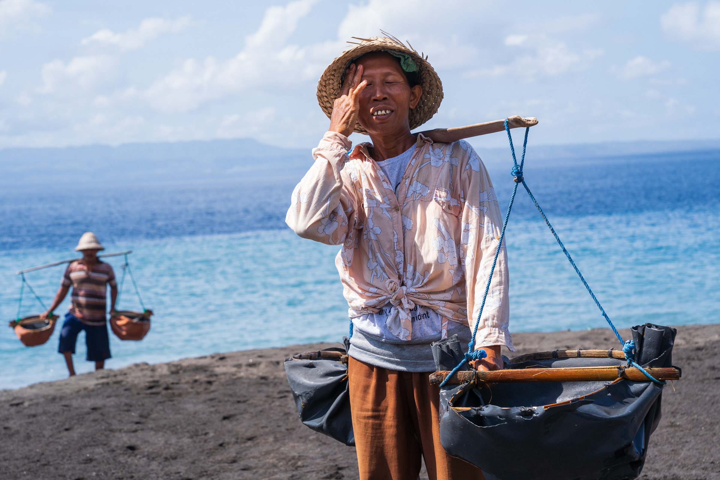 Sea Salt Harvesting in Bali