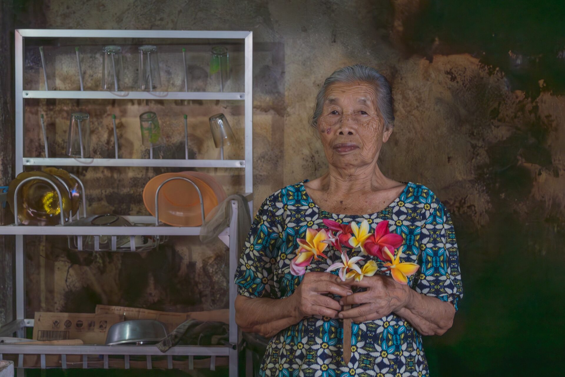 Portraits in a Bali Market