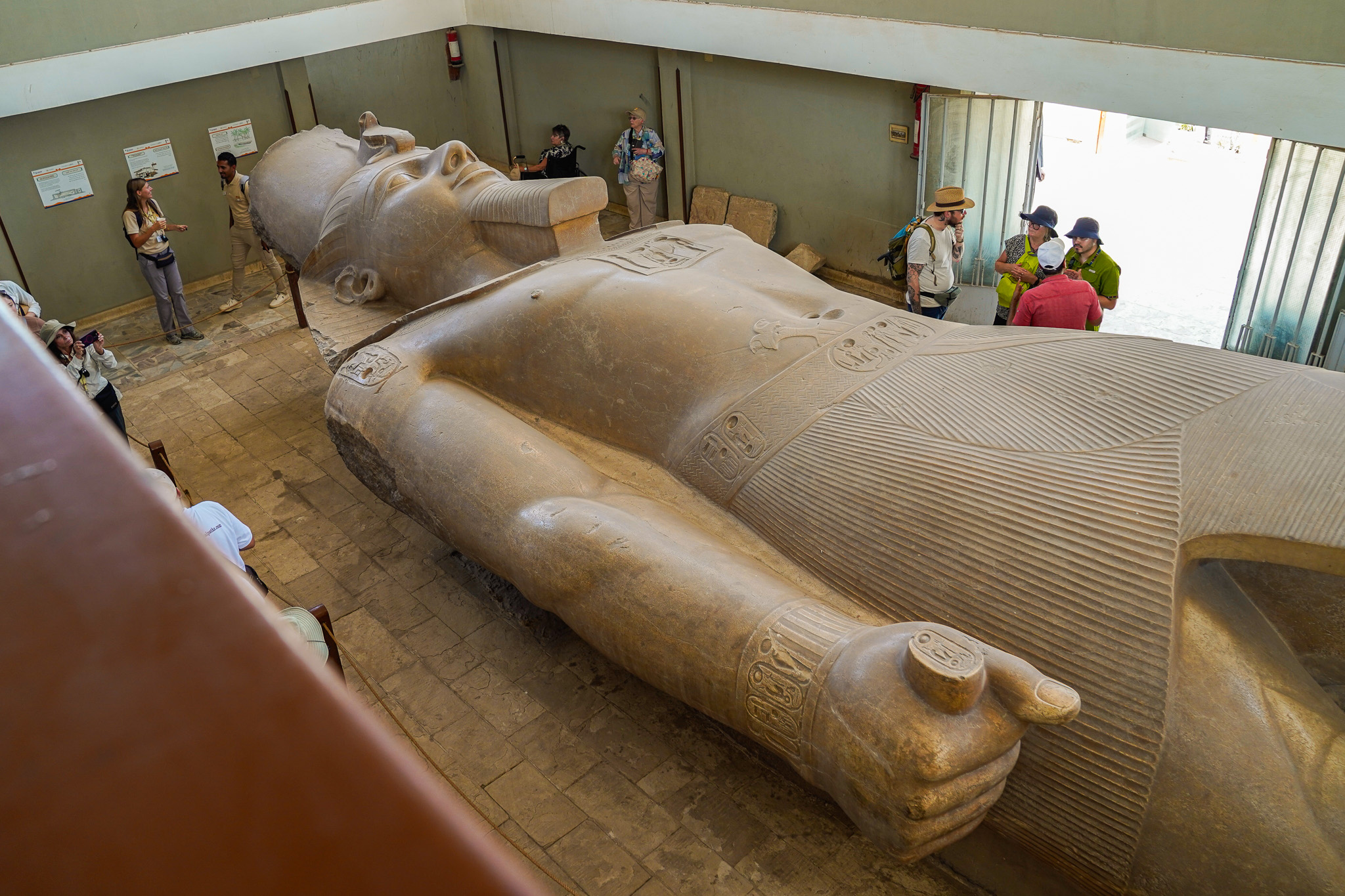 Colossal statue of Ramesses II at Memphis