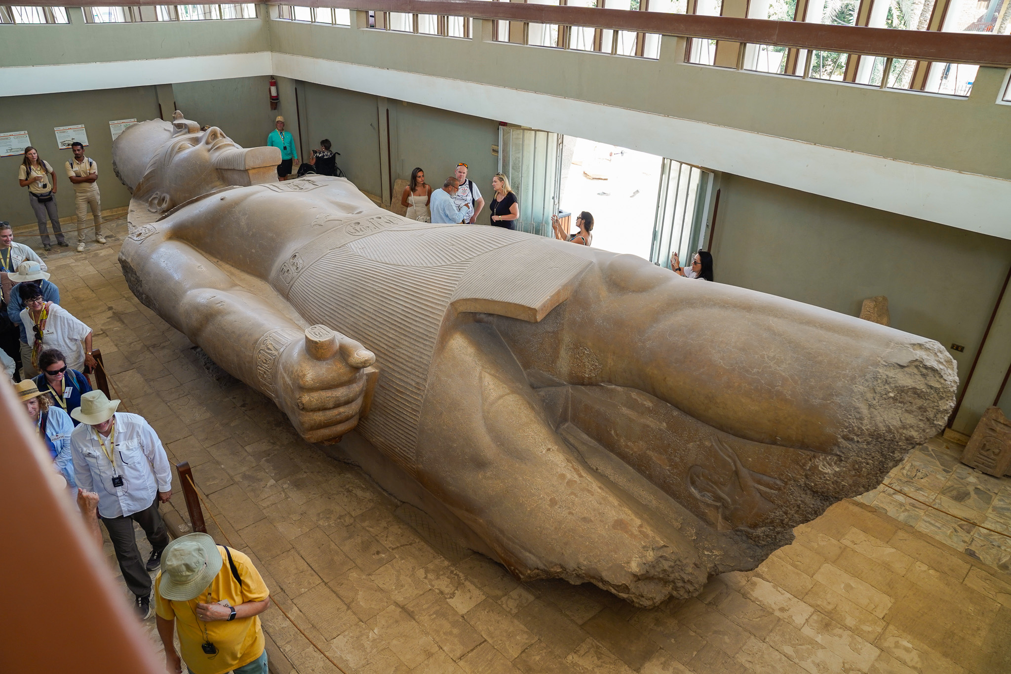 Colossal statue of Ramesses II at Memphis
