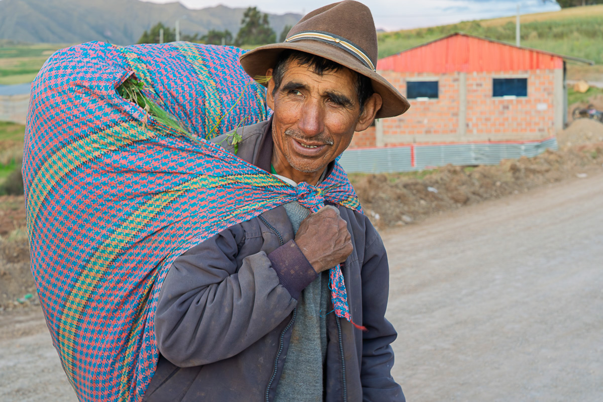 on the road to Machu Picchu