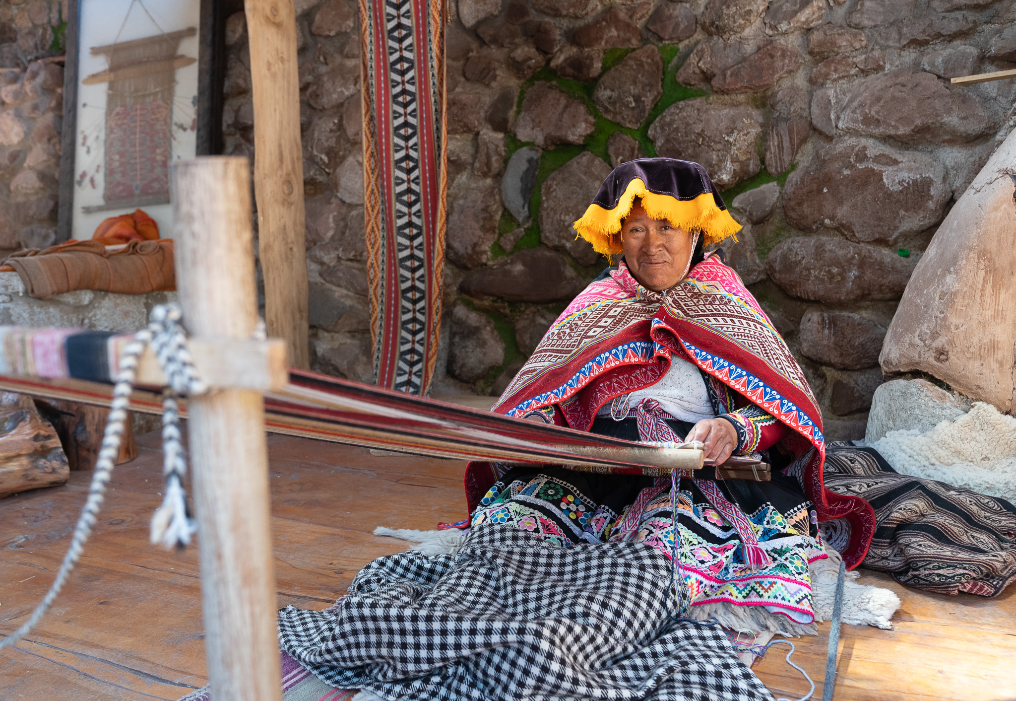 weaver in Peru