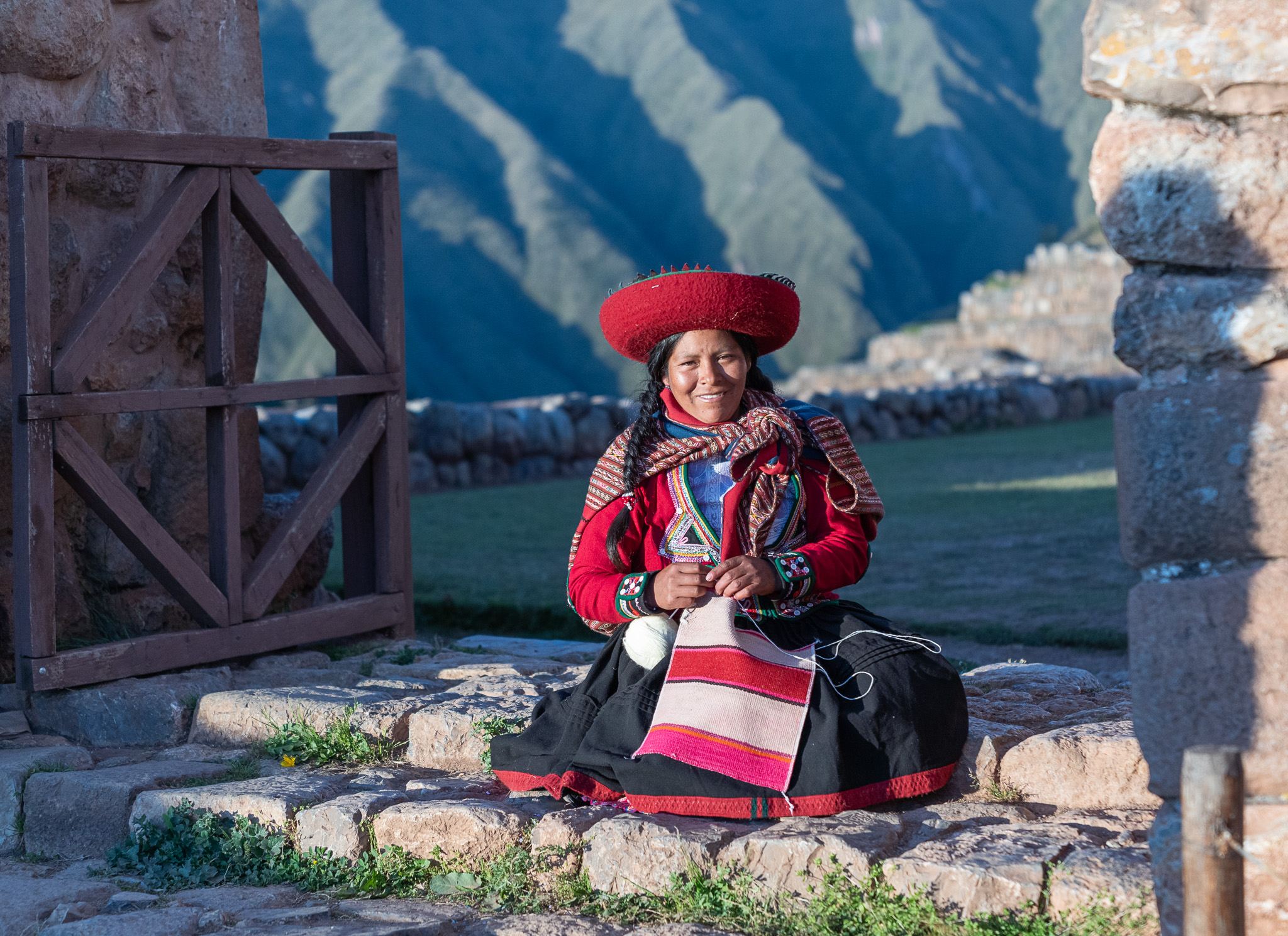 on the road to Machu Picchu