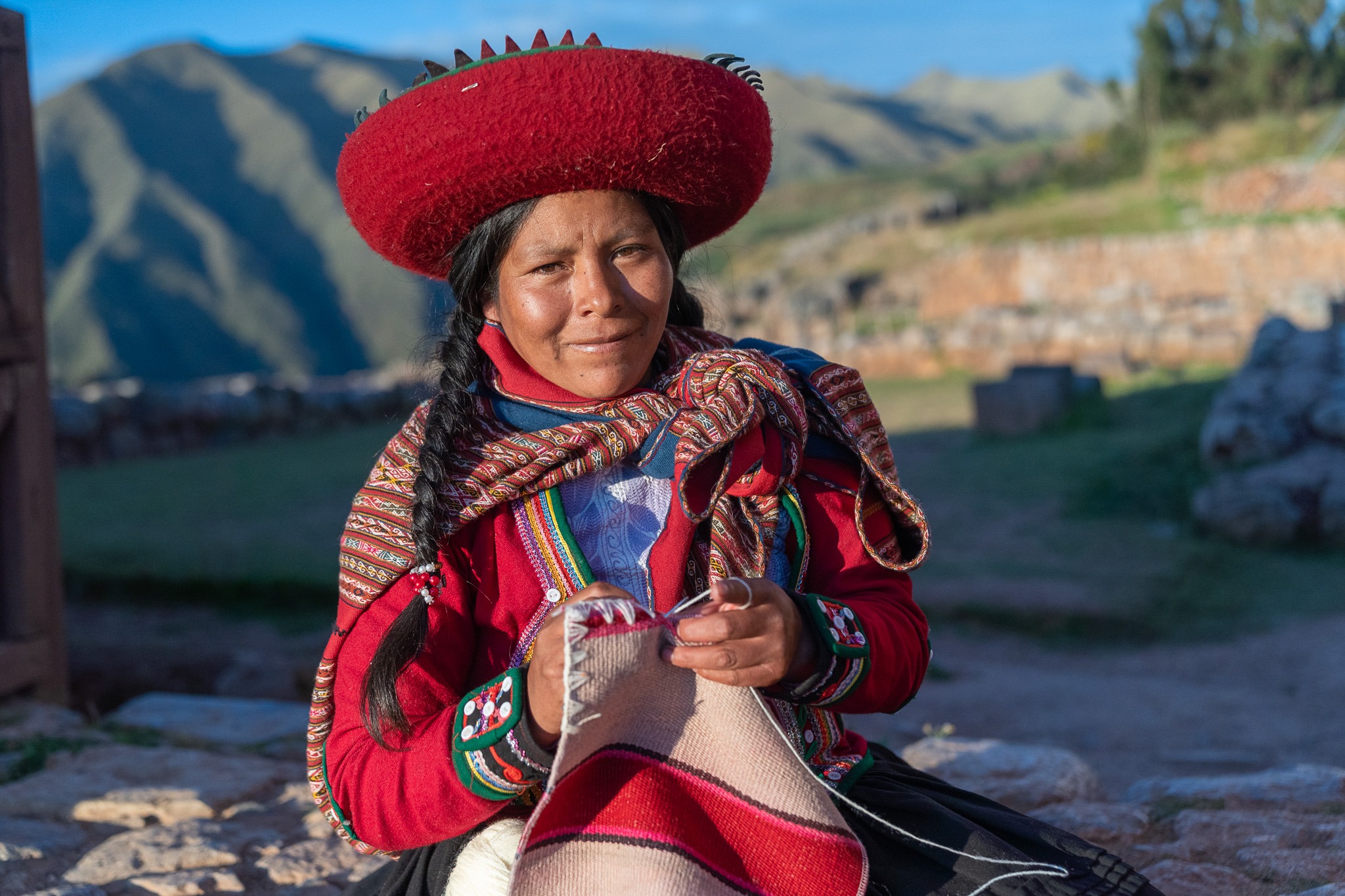 on the road to Machu Picchu