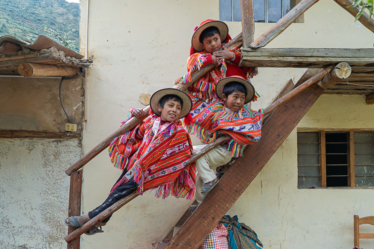 on the road to Machu Picchu