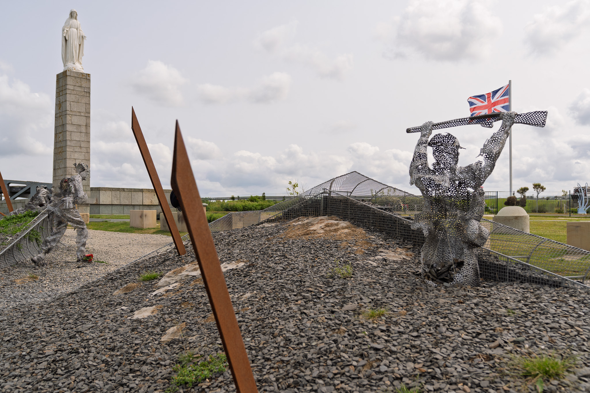 D-Day 75 Garden Arromanches on the anniversary of D-Day.