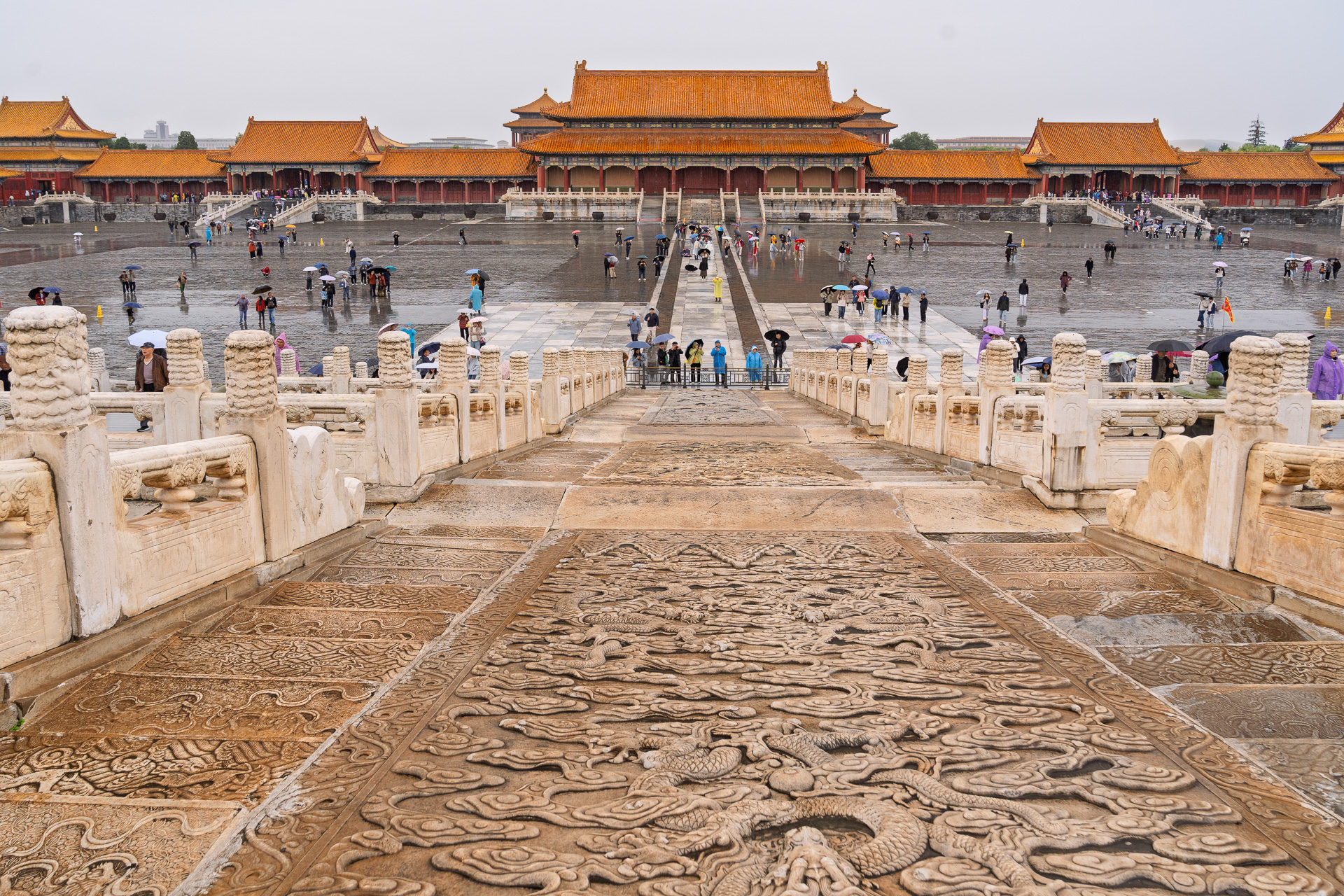 'Dragon Ramps' in the Forbidden City, Beijing