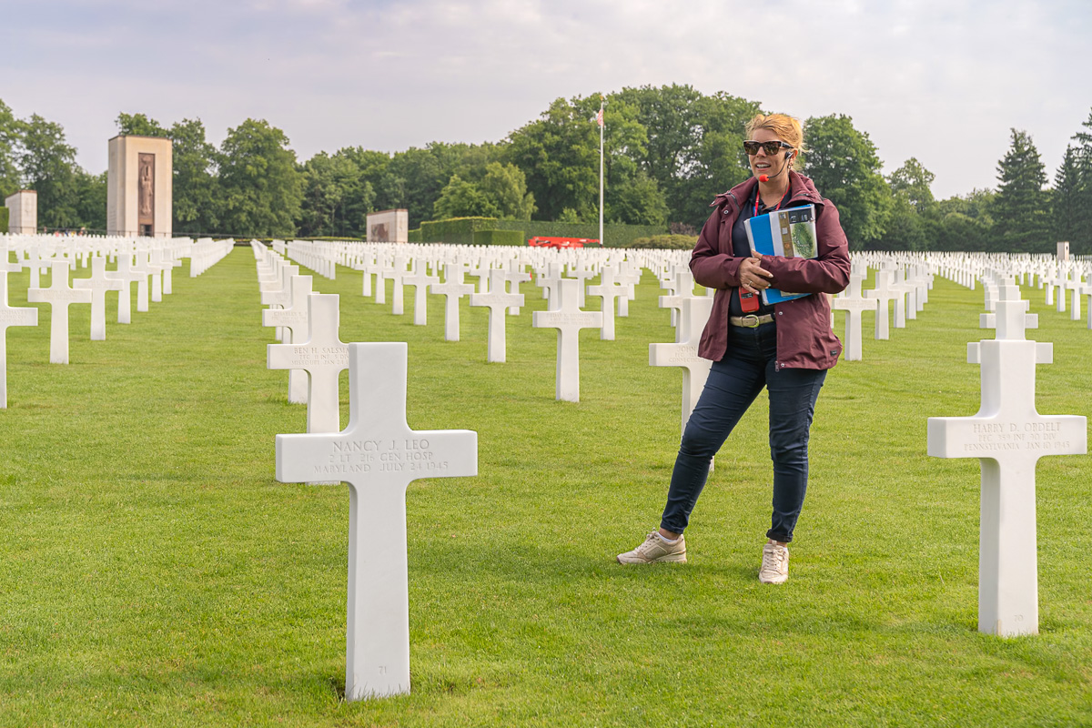 Beaches of Normandy Tours Guide Claudia Zsarnoczay
