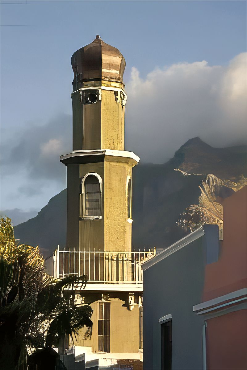 A minaret tower in Bo-Kaap