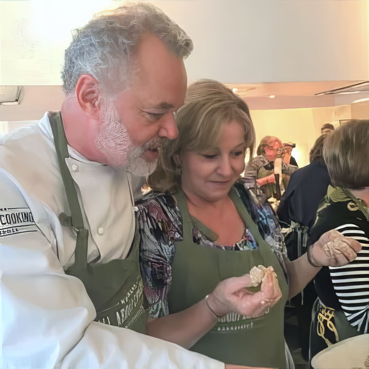 Leadership Women Director Linda Crompton with MasterChef Karston Kroman