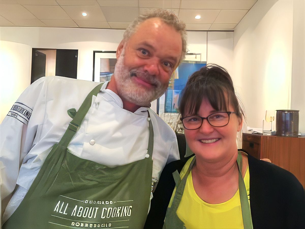 Writer Marie Goff is with MasterChef Karston Kroman. Kroman has raised eyebrows, perhaps because the ice cream maker was turned off too soon.