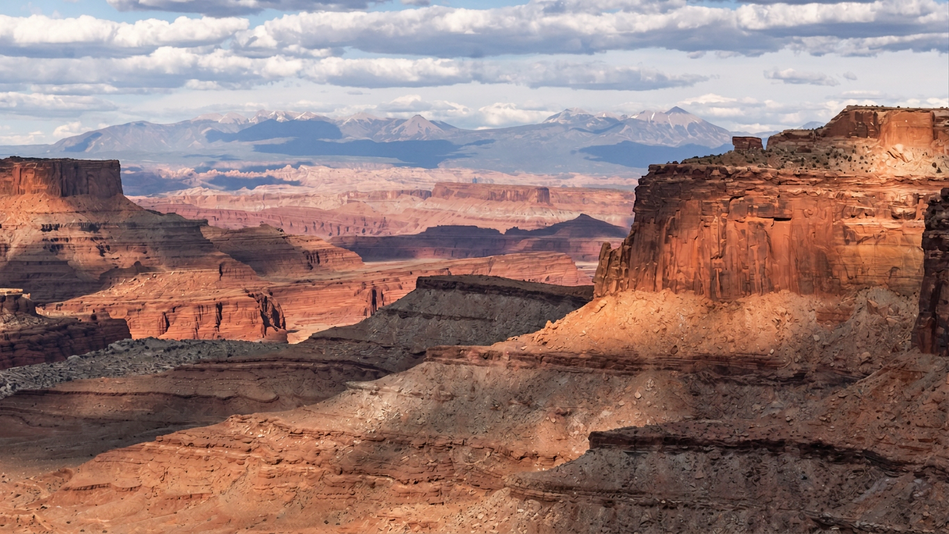 Dead Horse Point State Park Views of the red rock cliffs at Dead Horse Point State Park.